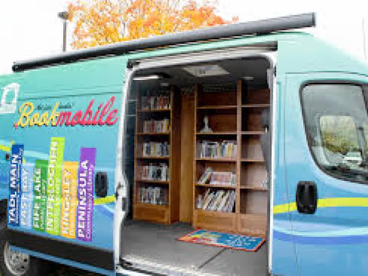 Bookmobile and Food Trucks